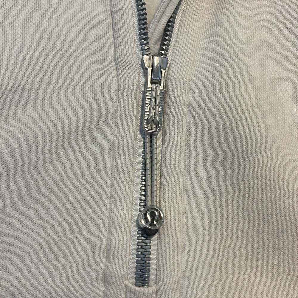 Worn twice tan lululemon half zip scuba - Picture 2 of 3